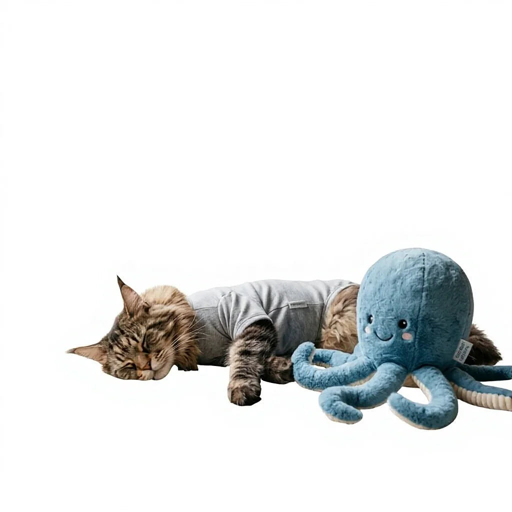 The Cozy Giant Kit | Soft & Stretchy Onesie + Interactive Octopus Plush