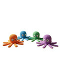 Interactive Squeaky Octopus Plush Dog Toy | 4 Pack | Soft & Durable | For Small to Large Dogs