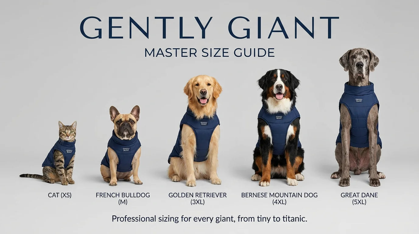 GENTLY GIANT Master Size Guide